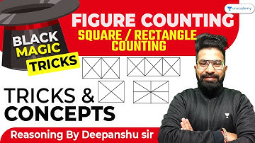 SSC CHSL/CGL 2022-2023 I Square/Rectangle Counting Trick I Black Magic I SSC Reasoning Deepanshu Sir