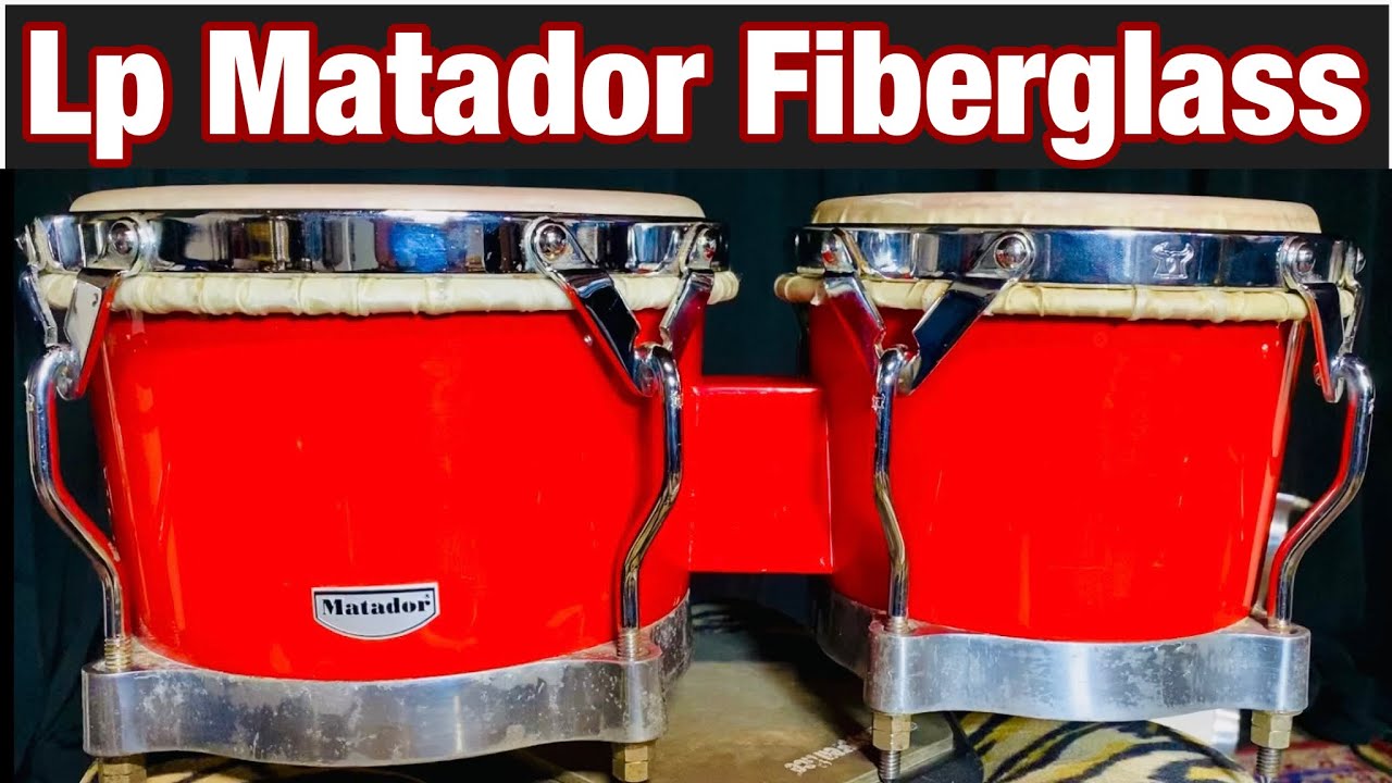 LP Matador ボンゴ Lp Matador Fiberglass Red Bongos Latin Percussion Review