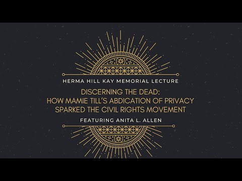 Herma Hill Kay Memorial Lecture Featuring Anita L. Allen