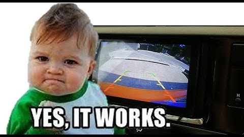 Back / reverse camera guide lines | DIY Minions