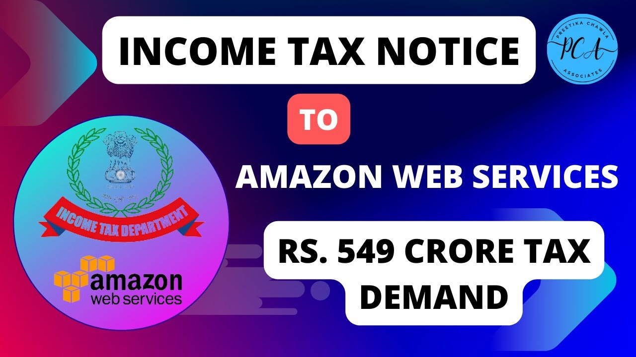 Learn How Amazon Pays No Taxes on their AWS Income Tax Notice | AWS ...