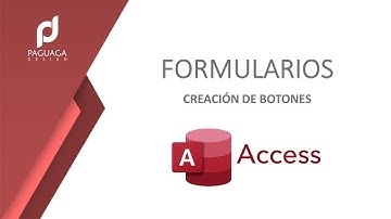 Creación de Formularios con botones en Access 2016