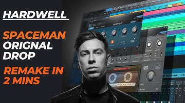 HOW TO MAKE A HARDWELL SPACEMAN (ORIGNAL DROP REMAKE) PRESONUS STUDIO ONE [TUTORIAL]