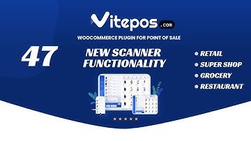 Vitepos- Barcode Scanning Option in various section