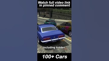 Unlock All Cars in NFS Most Wanted (2005) – Extra Options Mod Tutorial! 🚗🔥 #shorts #nfsmw #gaming