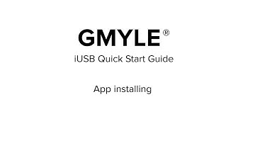 GMYLE iUSB App installing