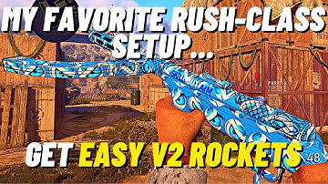 The BEST CLASS SETUP to get V2 ROCKETS by RUSHING in Shipment - CoD WW2