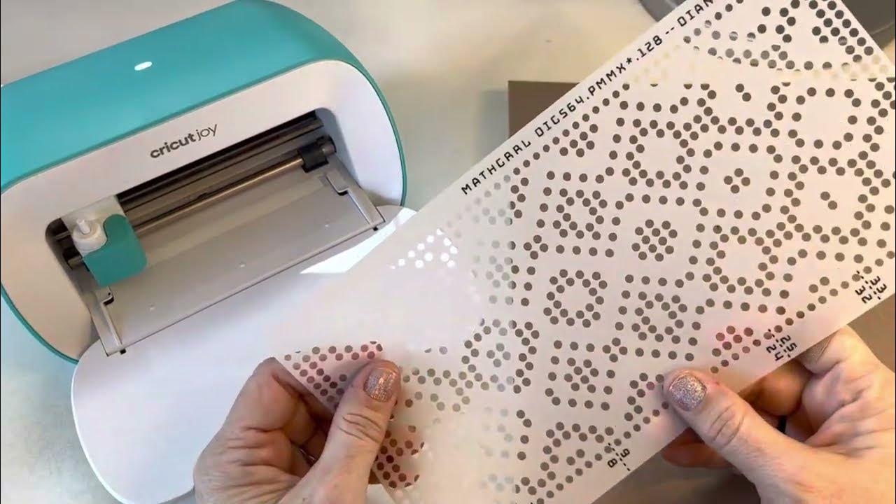 Cutting knitting machine punch cards with the Cricut Joy 
