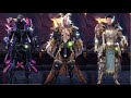 MHW Iceborne All Craft-able Master Rank Layered Armor (Male Versions; as of V15.02)