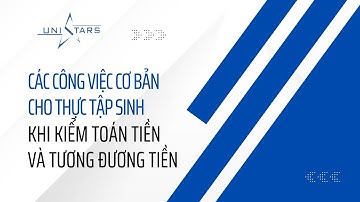 Unistars | Các công việc cơ bản cho thực tập sinh khi kiểm toán phần hành tiền và tương đương tiền