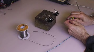 $65 3D Printer made from recycled electronic waste - Build sequence 16 - Extending Y-axis motor wire