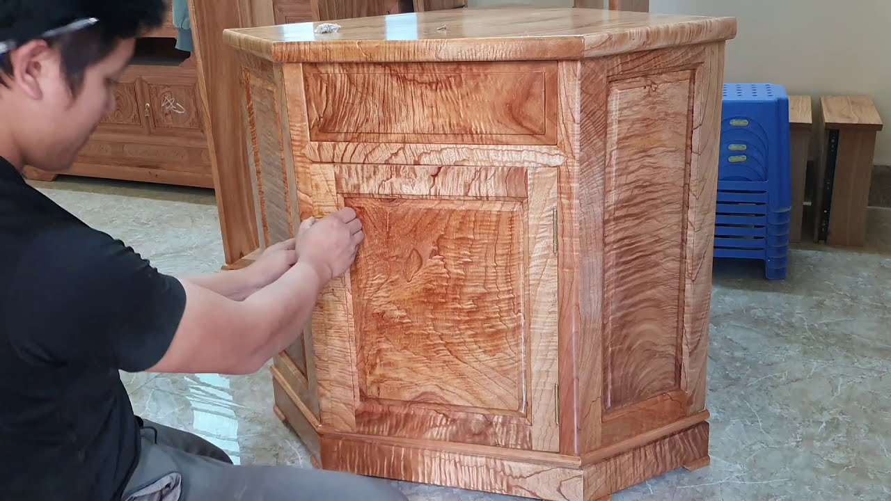 How To Make The Corner Cabinet Of An Experienced Young Carpenter