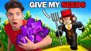 ROBLOX STEAL A GARDEN... [Be a Plant]