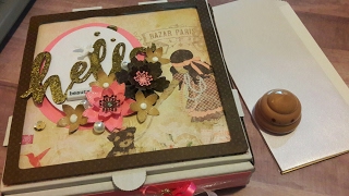 Crafty Pizza Box Survival Kit Idea
