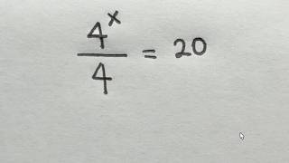 Solve for x in this nice exponential equation | Math Olympiad Mathematics Solve for x in this nice exponential equation | Math Olympiad Mathematics