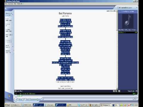 Testo in Windows media player - windows media player plug-in