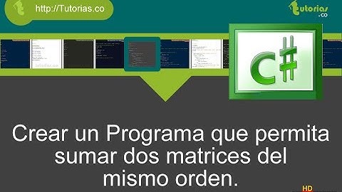 arrays -- visualStudio c#(suma de matrices)