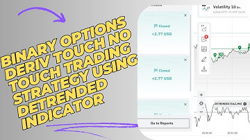 Binary options deriv touch no touch trading strategy using detrended indicator
