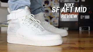 Host of Persona Automation NIKE SF AF1 MID TRIPLE IVORY REVIEW - YouTube