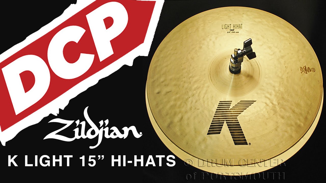 Zildjian K Light Hi Hat Cymbals 15" YouTube