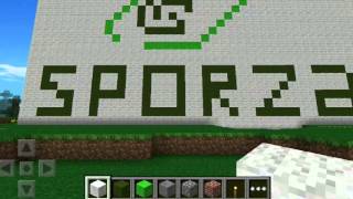 Minecraft pe pixel art sporza logo screenshot 1