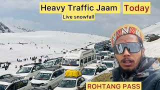 Rohtang Pass In May  month || Today Rohtang Pass || Manali To Rohtang Pass || Today Live snowfall ||