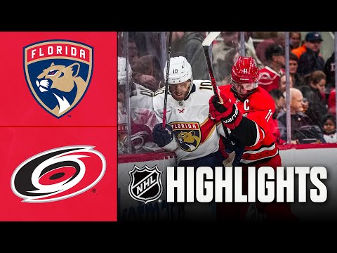 Panthers vs. Hurricanes | NHL Highlights | January 16, 2026