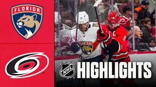 Panthers vs. Hurricanes | NHL Highlights | January 16, 2026