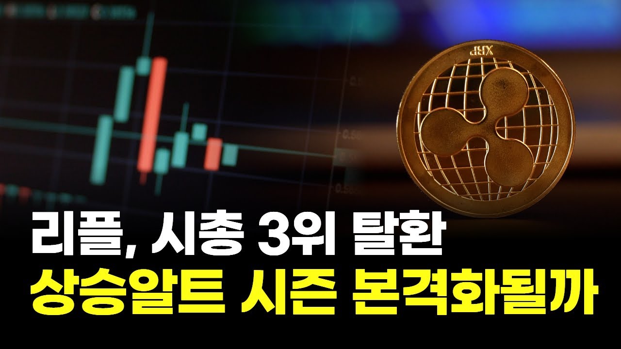 리플, 시총 3위 탈환…시바이누·이더리움, 상승알트 시즌 본격화될까