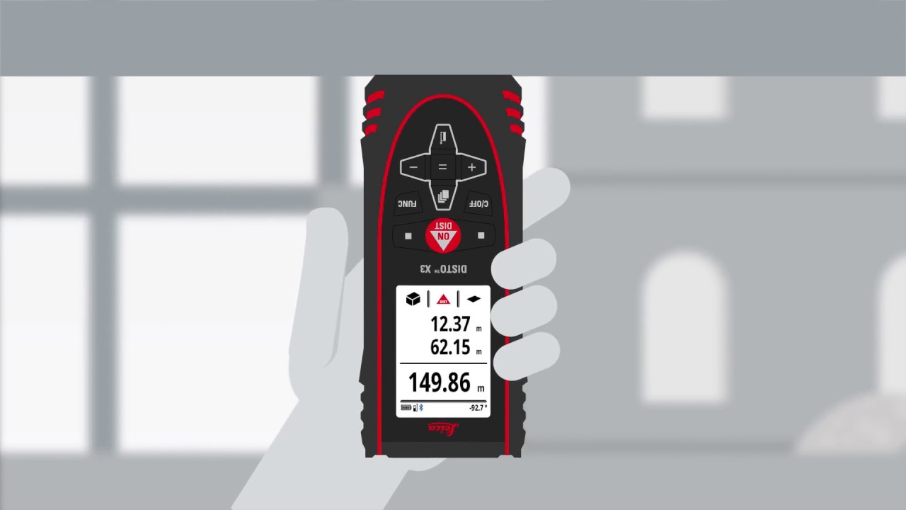 measured Leica DISTO™ X3 – Progettato per condizioni estreme e difficili - Altoparlante italiano