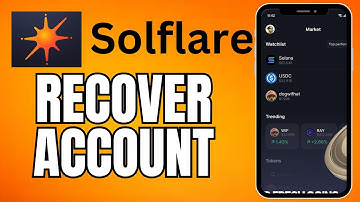 How to Recover Solflare Wallet Account 2025?