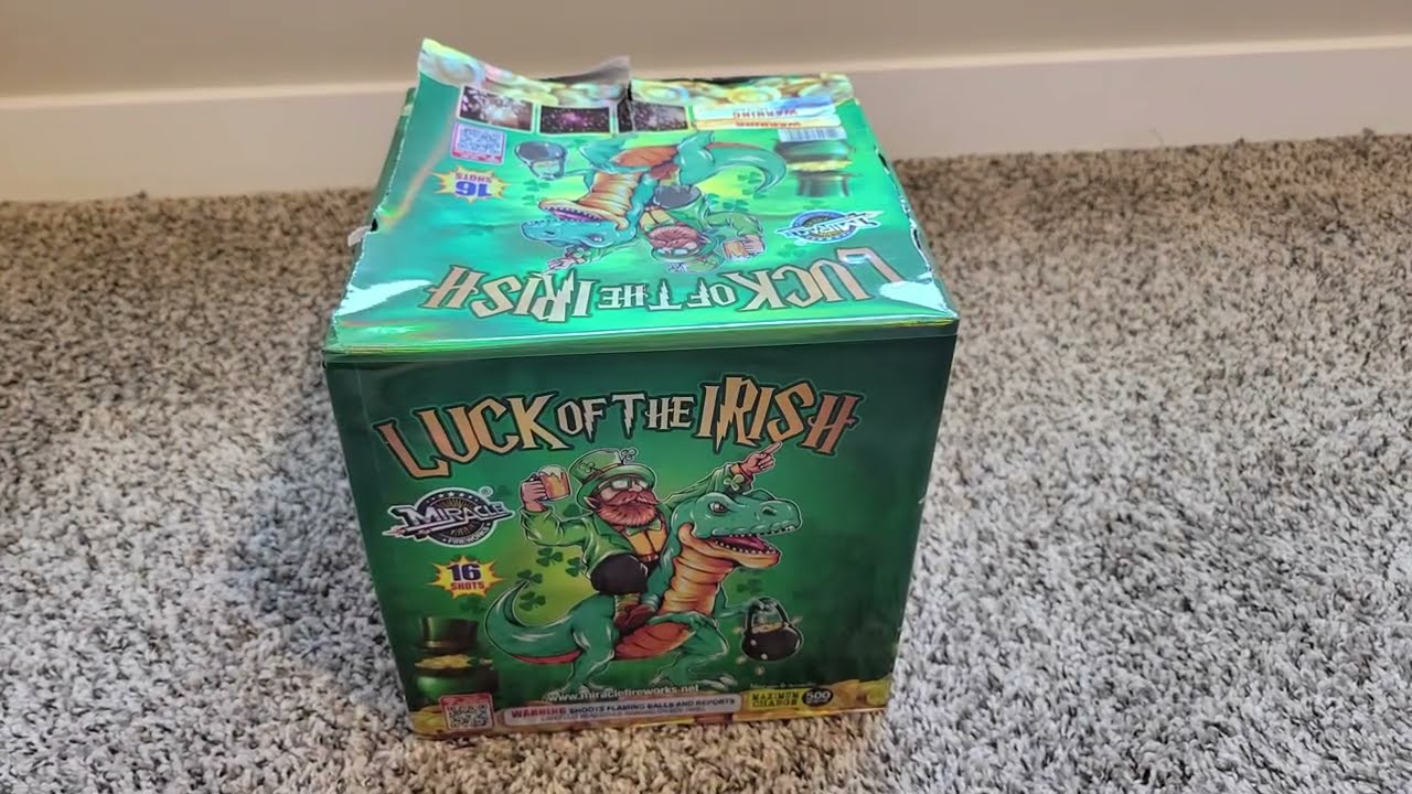 Luck of the Irish | Miracle Fireworks | 500 Gram Cake | 4K