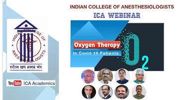 Oxygen therapy in Covid-19 | ICA Webinar #oxygen #covid19