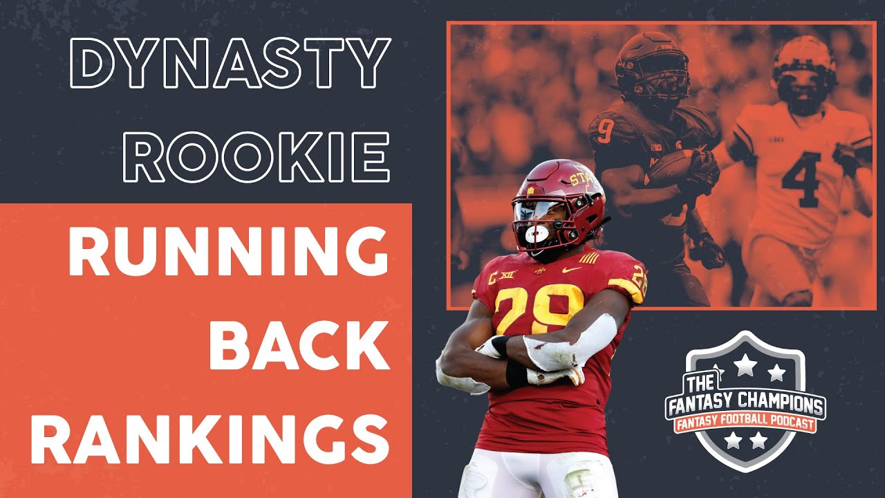 2022 DYNASTY Running Back Rookie RANKINGS YouTube