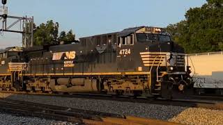 Chasing NS6088 & NS3202 a pair of SD40-2s southbound live @ the Dalton Yard and more. #railfans