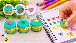 Turned Plastic Bottle Caps into Amazing Teacher Stamps! 😲 | Easy DIY Bottle Cap Stamp Craft
