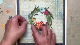 Tim Holtz - gorgeous sizzix die with the paper palette papers
