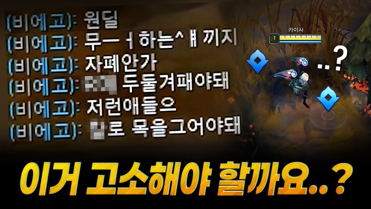 [땅우양]롤 인생 살면서 이런 욕 처음들어보네요..고소해야 할까요?.. 【원딜 강의】【전프로원딜】