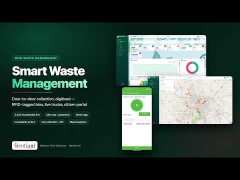 RFID Waste Management — Solution Overview — video
