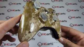 Camo Desert Digital | XBOX360 Modded Controller | HG Arts Modz