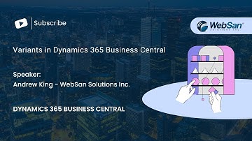 Variants in Dynamics 365 Business Central
