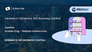 Variants in Dynamics 365 Business Central