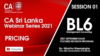 BL6  Pricing /  4 Sep Session 01