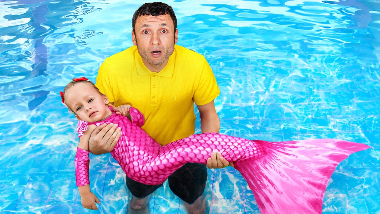 Maya wird zur Meerjungfrau – Lustige Geschichten im Wasser!