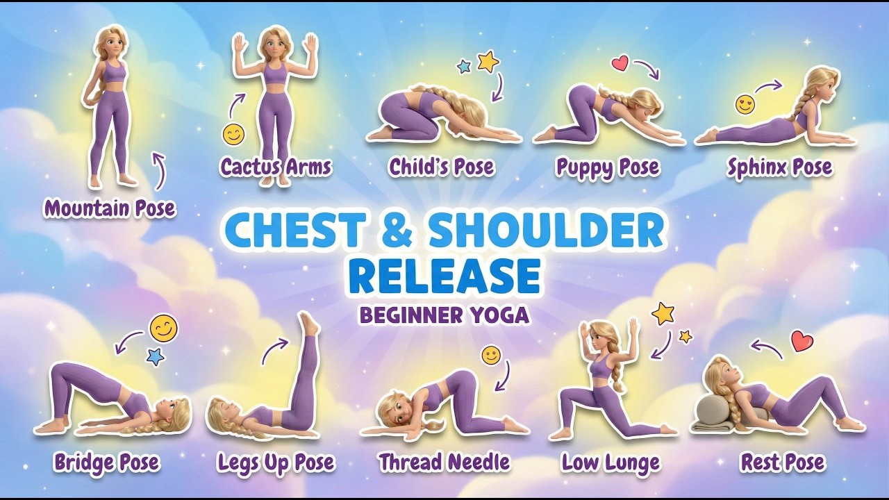 Heart Opening Yoga  Chest  Shoulder Release  Feel Good Posture