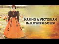 Making a Victorian Halloween Gown | Part One | A Taffeta Turn of the Century Skirt