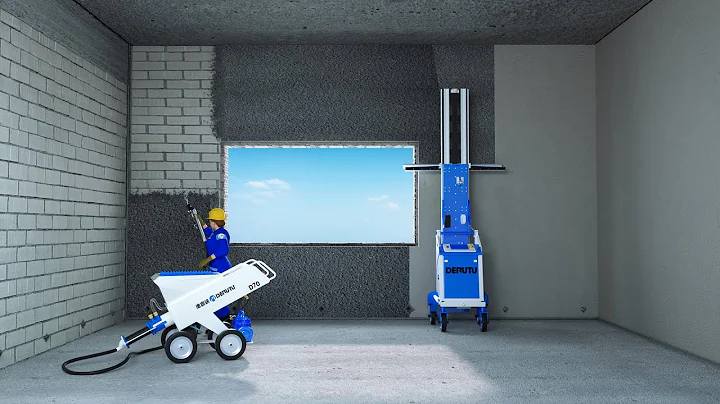 Deruitu Intelligent Wall Plastering Robot