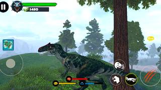 Playing as ALLOSAURUS in Jurassic Clash Primal Dino Sim! (Part 6) screenshot 2