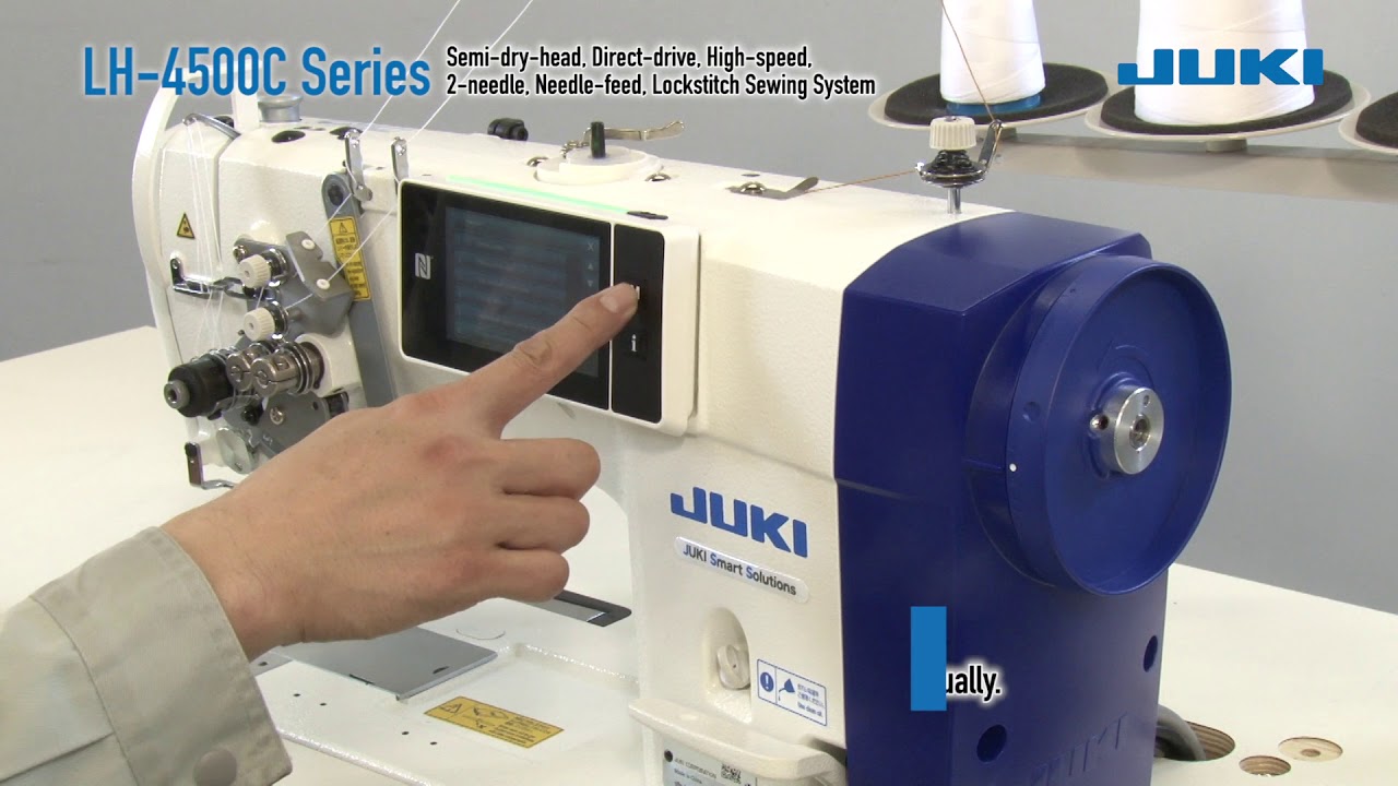 LH-4500Cシリーズ [フルデジタル]｜2本針本縫ミシン｜JUKI工業用ミシン