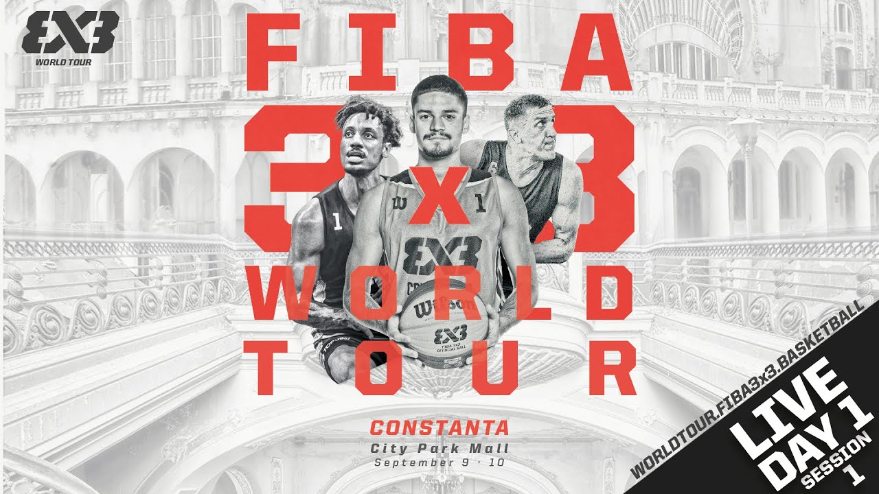 RE-LIVE FIBA 3x3 World Tour Constanta 2023 Day 1/Session 1